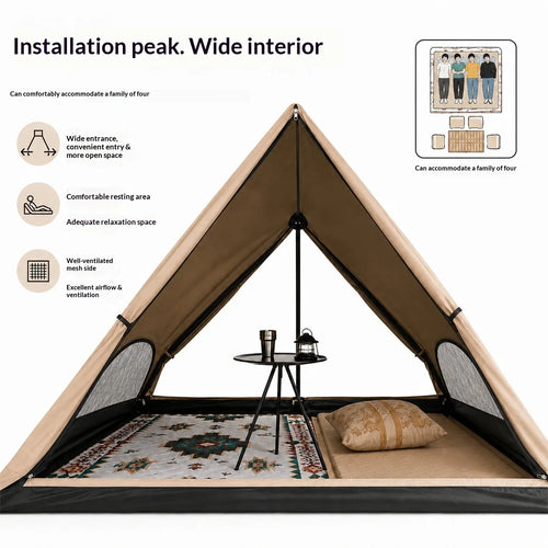 Trail Works Automatic Triangular Tent Camp in Seconds