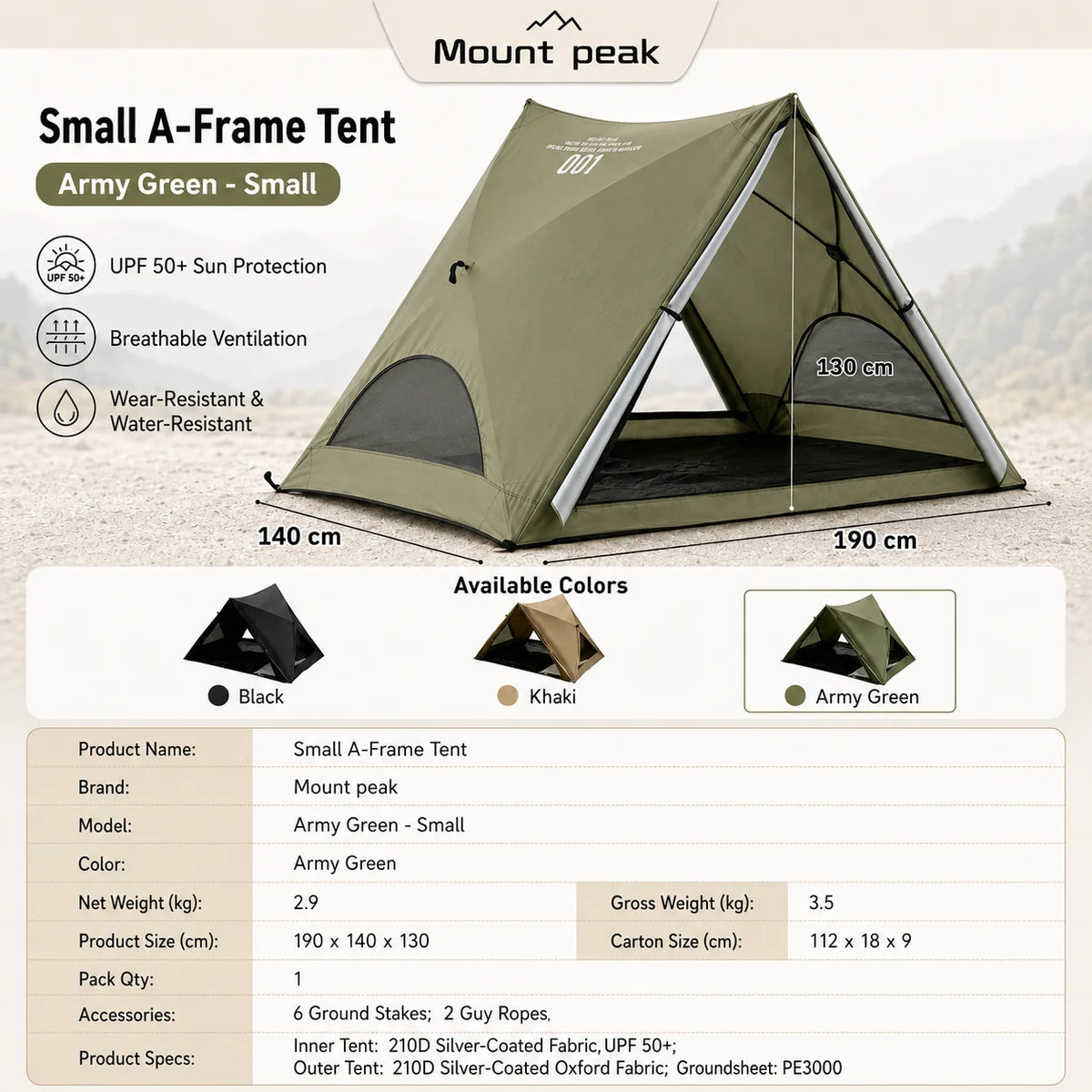 Trail Works Automatic Triangular Tent Camp in Seconds
